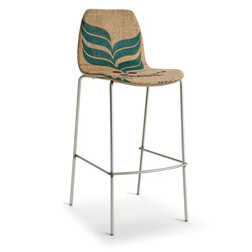 Moderner Barstuhl - Kaffa - Glam_ee by Emmeti - für den Innenraum / Stoff / Gestell aus Metall