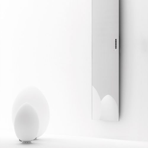 Elektroheizkörper - TAVOLA TOTAL - ANTRAX - 700 W / modern / Metall