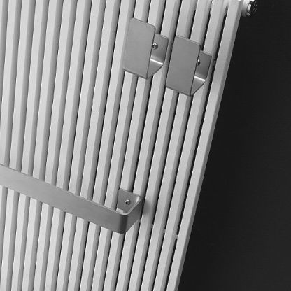 Moderner Garderobenhaken - 316 - ANTRAX - Stahl / doppelt / für Badezimmer