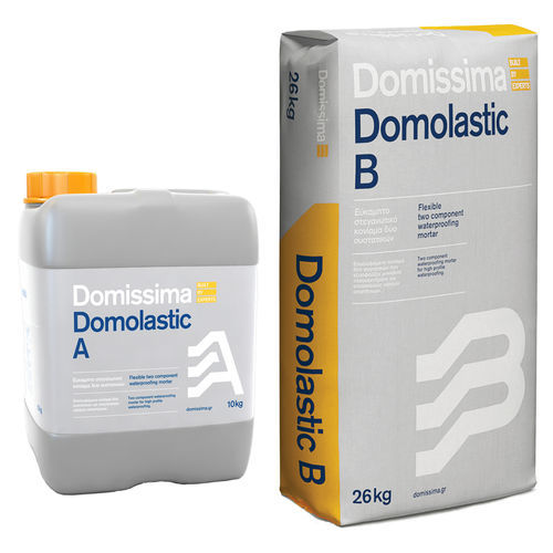 Wasserdichter Mörtel - DOMOLASTIC - Domissima S.A. - für Fliesen / für Mauerwerk / für Beton