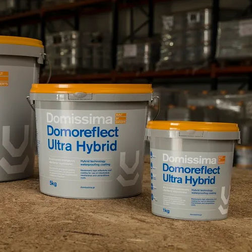 Sicherheits-Bitumenabdichtung - DOMOREFLECT ULTRA HYBRID - Domissima S.A. - isolierend / für Dachterrasse / für Schrägdach