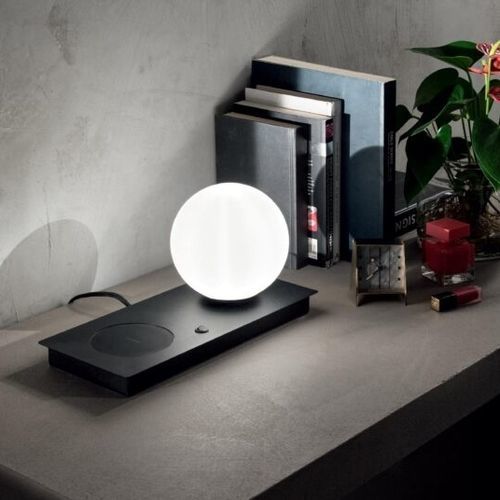 Tischlampe - MADAME - Ondaluce - aus lackiertem Metall / geblasenes Glas / modern