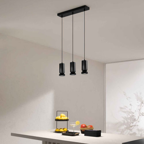 Hängelampe - LILIUM - Ondaluce - Aluminium / modern / mit Kabel