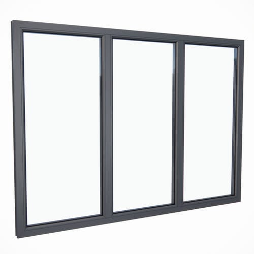 Glasfenster - PARITET LLC - PVC / feststehend / mit Doppelverglasung