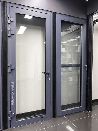 Eingangstür - NORMCORE - PARITET LLC - Aluminium / aus uPVC / einflügelig