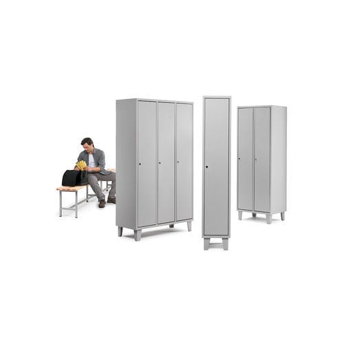 Stahl-Garderobenschrank - NEO MD - COMERCIAL DE INDUSTRIAS REUNIDAS, S.A. - mit Schlüssel / für Gewerbegebrauch / gesichert