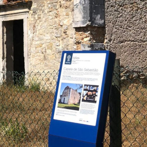 Stele für Außenbereich - ROTAS RELIGIOSAS - Floema - galvanisiertem Stahl / für öffentliche Bereiche / für städtische Bereiche