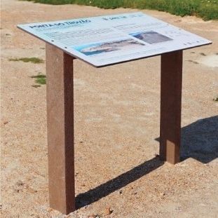 Recyclingkunststoff-Orientationstisch - FLOEMA - Floema - Vinyl / Holz / für öffentliche Bereiche