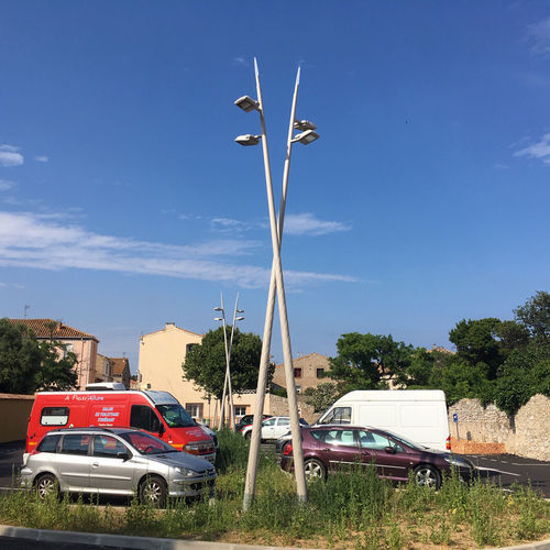 Lichtmast - STRIUM - ECLATEC International - galvanisiertem Stahl