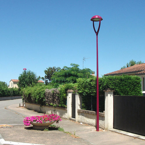Aluminiumguss-Lichtmast - INDICE-CONIC - ECLATEC International - für Straße / modern / Polycarbonat