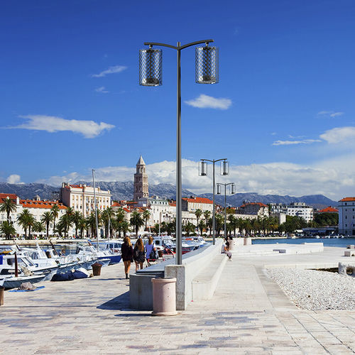 PMMA-Lichtmast - ORNA - ECLATEC International - für Straße / modern / Polycarbonat