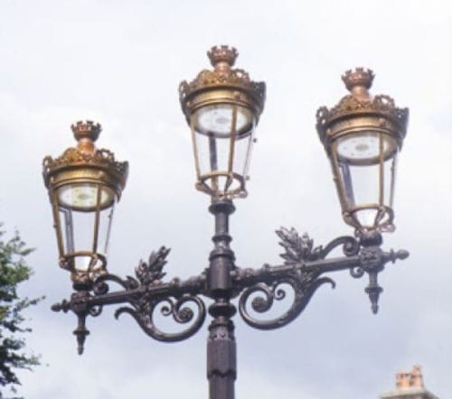 Tragarm für Straßenlaternenpfähle / Gusseisen - MANOIR - ECLATEC International
