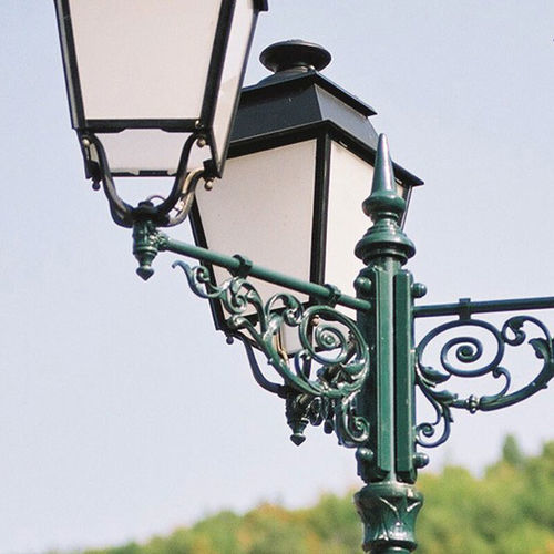 Tragarm für Straßenlaternenpfähle / Gusseisen - AZUR - ECLATEC International - Stahl