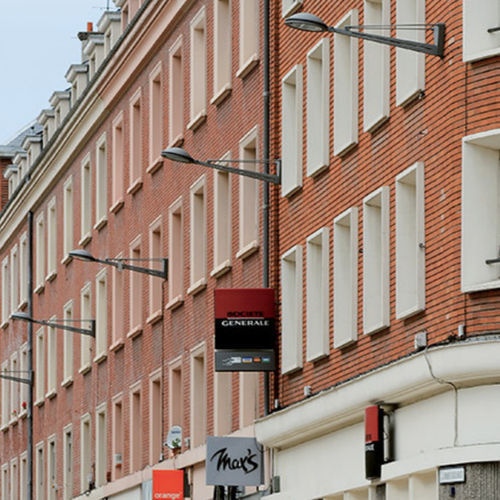 Tragarm für Straßenlaternenpfähle / Aluminium - ARCHITEK - ECLATEC International - Stahl