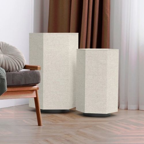 Stehleuchte - ROXI - Robin Lamps - Eisen / Stoff / modern
