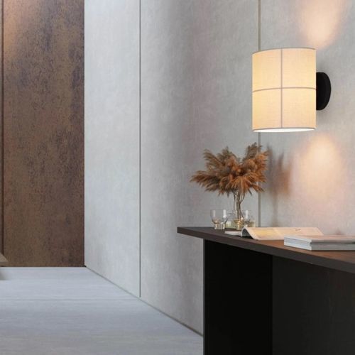 Wandleuchte / minimalistisches Design - RANIA - Robin Lamps - für den Innenraum / Eisen / Stoff