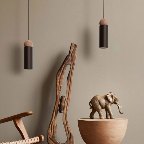 Hängelampe - ROCIO - Robin Lamps - Metall / Holz / modern