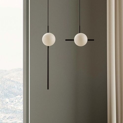 Hängelampe - ROXANNE - Robin Lamps - Opal / modern / mit Kabel