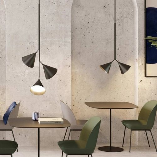 Hängelampe - RUBI - Robin Lamps - Eisen / Glas / modern