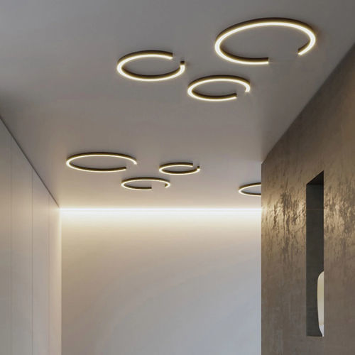 Moderne Deckenleuchte - ROBERTA - Robin Lamps - ringförmig / Aluminium / Silikon