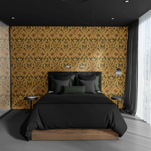 Tapete / originelles Design - CRITTERS - XAWD - Tiermuster / Farbe anpassbar / bedruckt