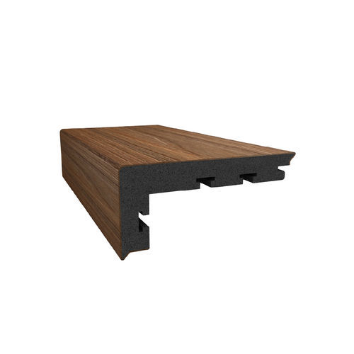 Teakholz-Terrassendiele - Exterpark - Clip-System / Holzoptik / für Gewerbegebrauch
