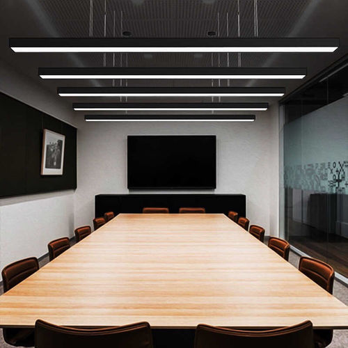 Hängeleuchte - LINE-L - LICALUX LIGHTING - Aufbau / LED / rechteckig