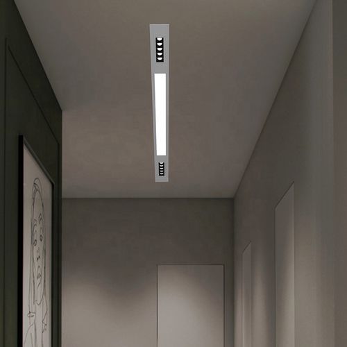 Hängeleuchte - LINER-GR - LICALUX LIGHTING - Aufbau / LED / rechteckig