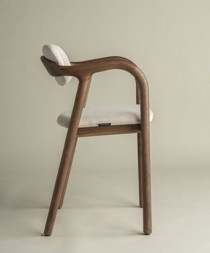 Moderner Stuhl - Mosso Comfort - Pommier Furniture - für den Innenraum / Stoff / Gestell aus Eiche