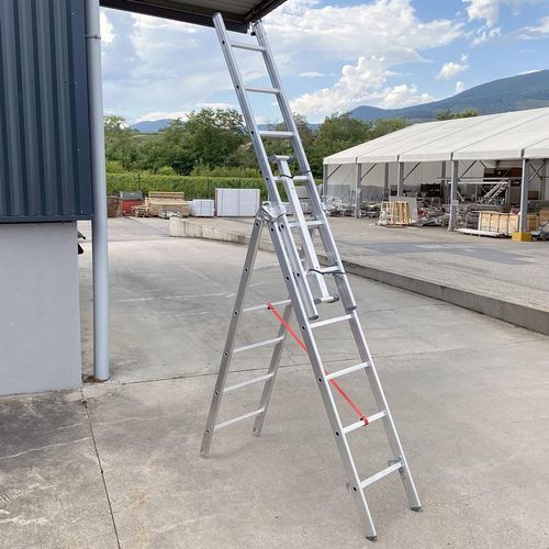 Professionelle Leiter / Arbeit - T3A  - FORTAL - Schiebe / Anstell / Aluminium