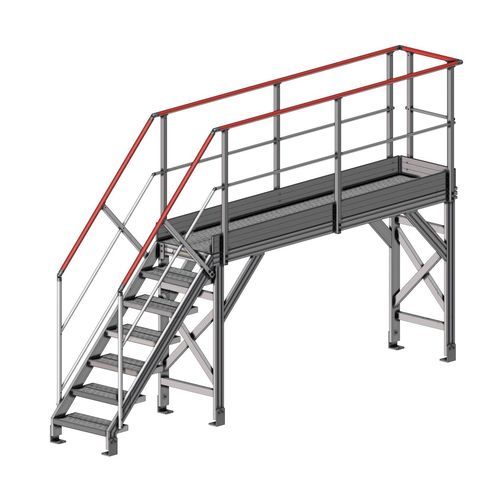 Aluminium-Übergang - F80115000 series - FORTAL - Balken / Fertig / stationär