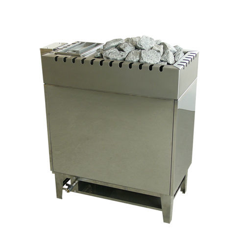Elektrischer Saunaofen - VG 70 - EWALD LANG - 10 kW...20 kW / bodenstehend / Chromstahl