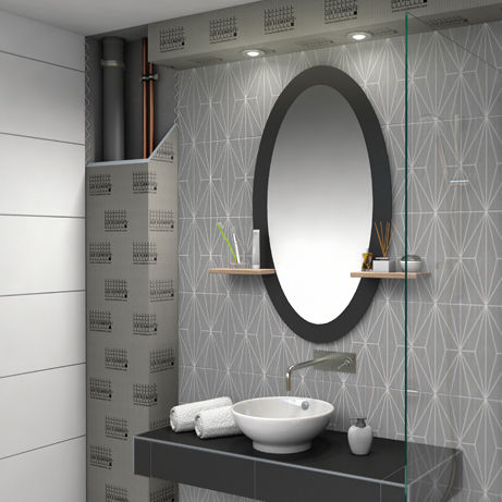 Schaumstoff-Verblendplatte - TEC-KA - LUX ELEMENTS - Polystyrol / für Innenwand / für Badezimmer