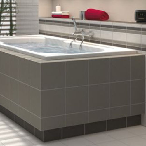 Rechteckige Badewannenverkleidung - TOP-WP series - LUX ELEMENTS - oval / sechseckig / Massage
