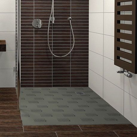 Duschwanne für Eckeinbau - TUB-H - LUX ELEMENTS - erhöht / Schaumstoff / maßgefertigt