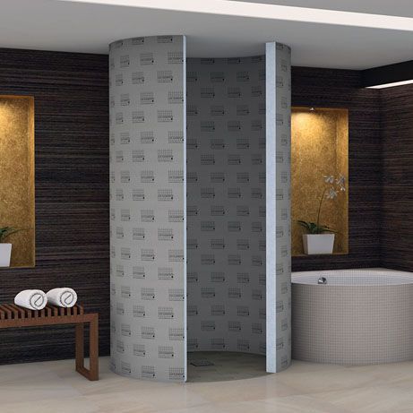 Schaumstoff-Dusche - RELAX-RD - LUX ELEMENTS - stationär / rund / für Wellnesscenter