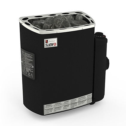 Elektrischer Saunaofen - MINI - Sawo - bodenstehend / Metall / modern