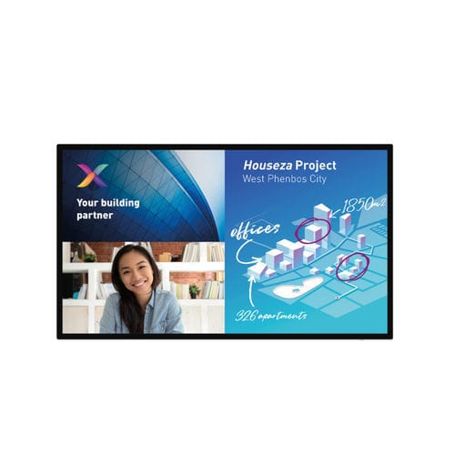 Touchscreen für Konferenz - 55BDL6051C/00 - PPDS - wandmontiert / mit Digitalanzeige / kabellos