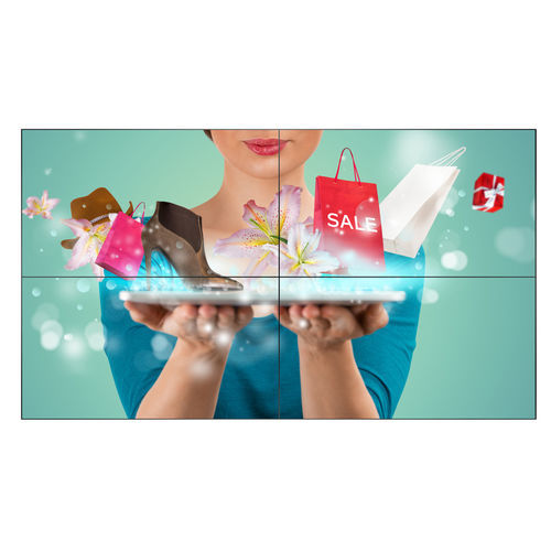 Wandmontierter Werbeträger - X-LINE - PPDS - für den Innenraum / digital / Werbe