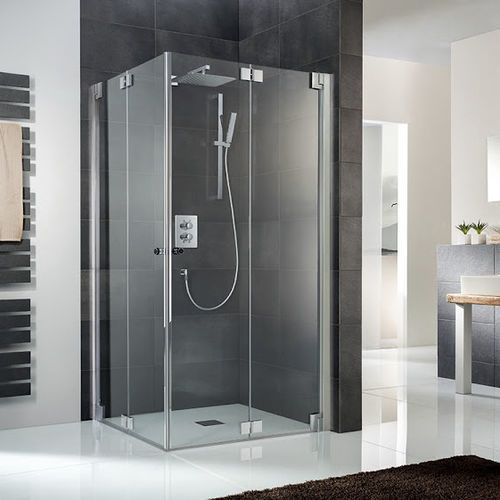 Glas-Duschkabine - K2P - HSK - faltbar / für Eckeinbau / für Privatgebrauch