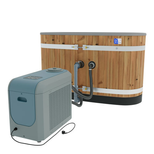 Whirlpool zum Aufstellen - PREMIUM TINY S DUAL - Kirami - oval / Zweisitzer / Holz