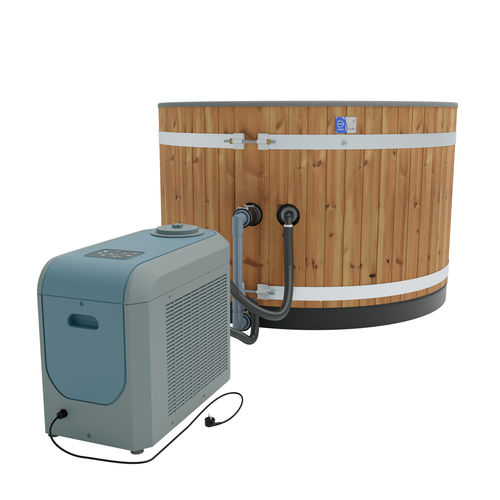 Whirlpool zum Aufstellen - PREMIUM BREEZY M DUAL - Kirami - rund / Sechssitzer / Viersitzer