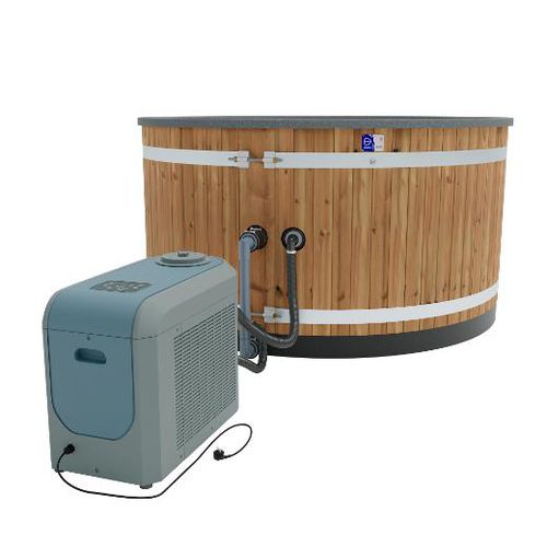 Whirlpool zum Aufstellen - PREMIUM FAMILY L DUAL - Kirami - rund / Sechssitzer / 8 Plätze