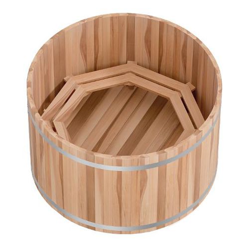 Whirlpool zum Aufstellen - PREMIUM WOODY M DIPPY - Kirami - rund / Sechssitzer / Viersitzer
