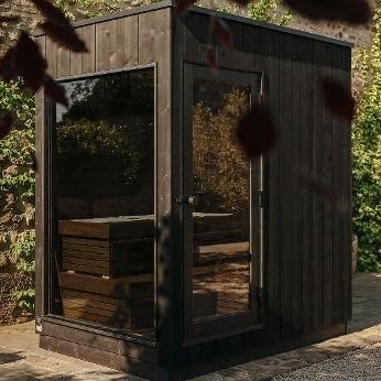 Finnische Sauna - KIRAMI FINVISION® - Kirami - für Privatgebrauch / Fichte / Glas