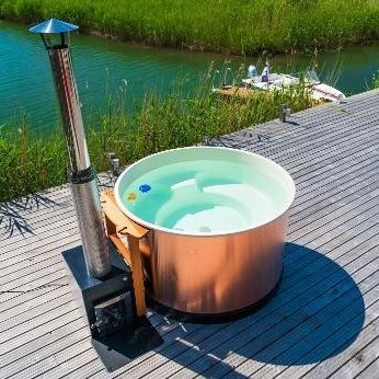 Whirlpool zum Aufstellen - PREMIUM PEARLY M - Kirami - rund / Sechssitzer / Viersitzer