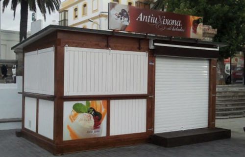 Kiosk für gewerbliche Nutzung - ZARAGOZA - Maderas Menur - für Außenbereich / Holz / modular