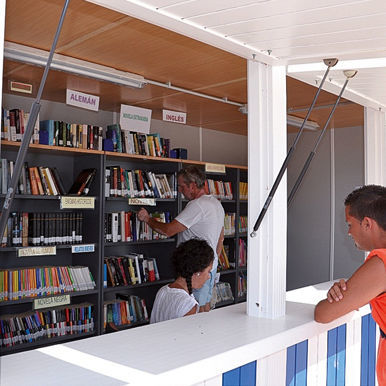 Kiosk für gewerbliche Nutzung - ISLA CRISTINA - Maderas Menur - Information / Zeitschriften / für Außenbereich