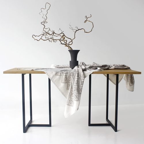 Moderner Esstisch - TEA  - IDDO - Eiche / geöltes Holz / Weißeiche