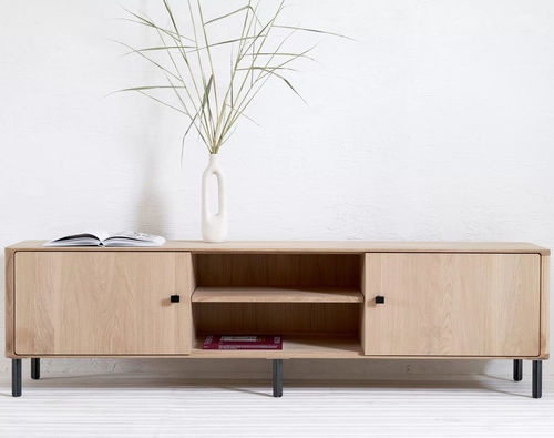 Modernes Sideboard - NORDY  - IDDO - Eiche / Natureiche / geöltes Holz